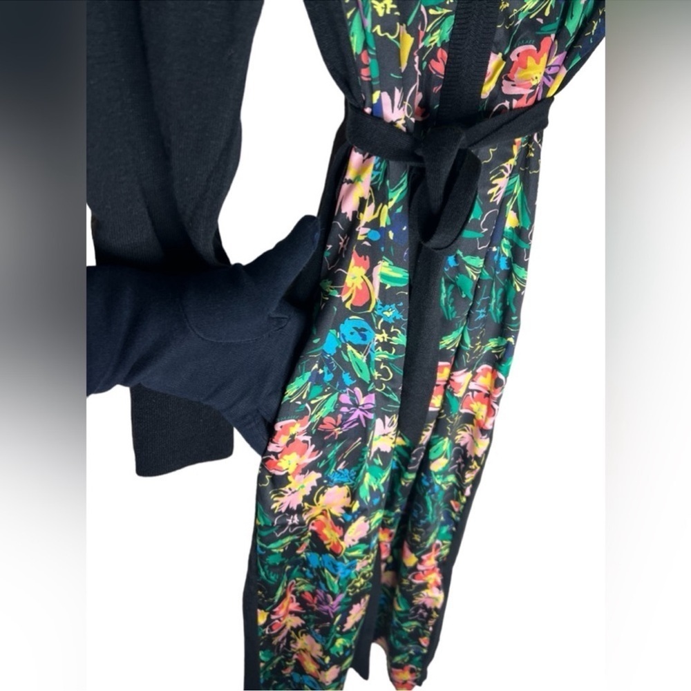 Ted Baker Tilja Longline Woven Front Cardigan - Picture 11 of 14